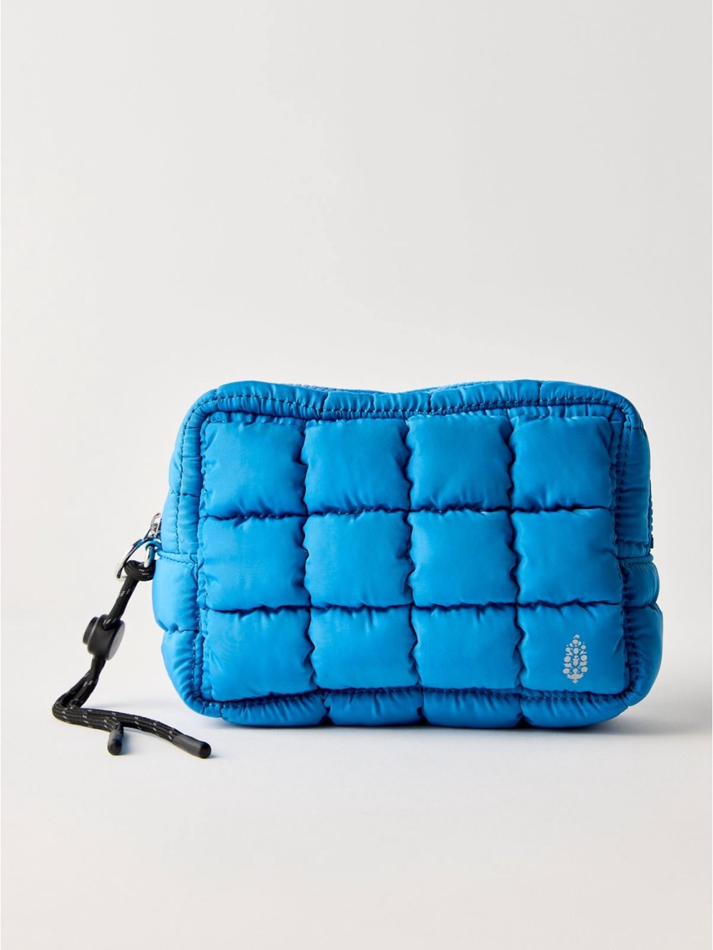 Free People Quilted Mini Case Powderline Blue nwt
